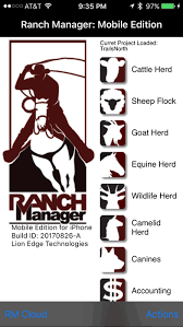 screenshot of Ranch Manager